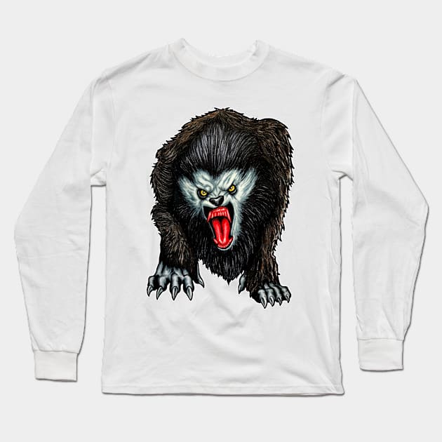 werewolf from london Long Sleeve T-Shirt by sapanaentertainment